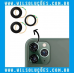 Lente Vidro Câmera Traseira do iPhone 7 ao 12 Pro Max