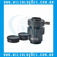 Adaptador de Lente Para Câmera de Microscópio - SZMCTV 1/2