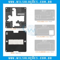 Plataforma de Reballing com Stencil para Iphone 15 ao 15 Pro Max - AMAOE IPX-15