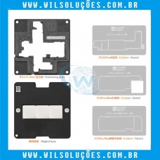 Plataforma de Reballing com Stencil para Iphone 15 ao 15 Pro Max - AMAOE IPX-15