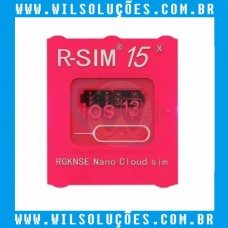 R-sim 15 - R-Sim - Nano Cartão De Desbloqueio Para Iphone 5 / 5s / 5c / 6 / 6s / 6 Plus /6s Plus /7 / 7 Plus /8 / 8 Plus / 11 / 11 Pro / 11 Pro Max / X / XR / XS / XS Max 