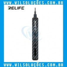 RELIFE - E1 Parafusadeira Elétrica em Fibra de Carbano com Kit de Pontas