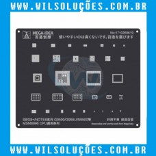 Stencil Black 2D – Msm 8996 Cpu – para S8, S8+, Note 8, G9500, G955U, N95000