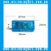 USB Detector de Tensão Amperímetro DC3.2-10V 0-3A 