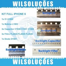 Kit Backlight Iphone 6 & 6plus - 9 Itens - Kit Full 